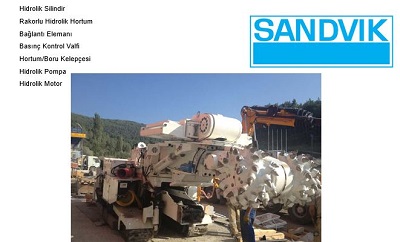 sandvik galeri açma makinası revizyonu